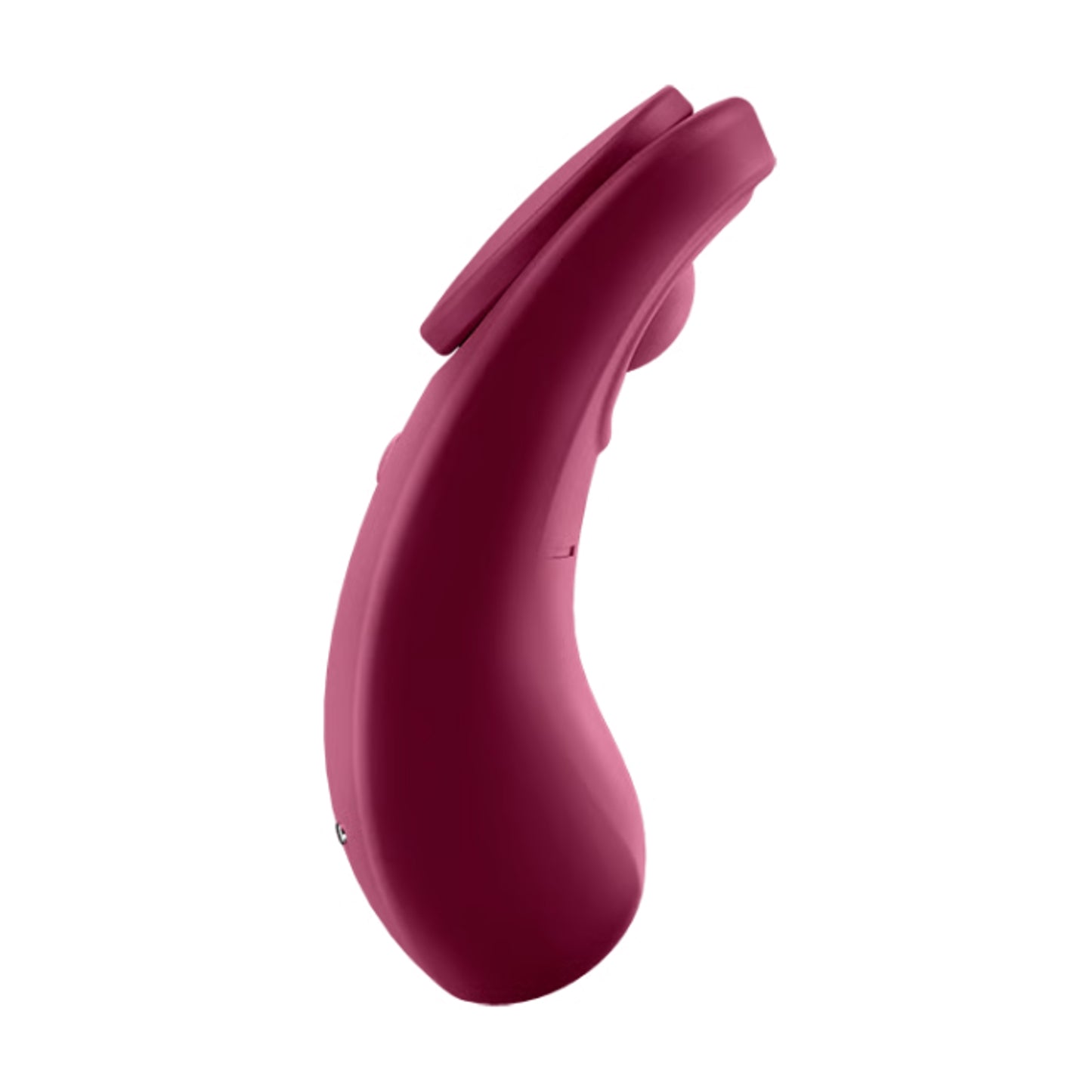 Side profile view of wearable panty vibrator