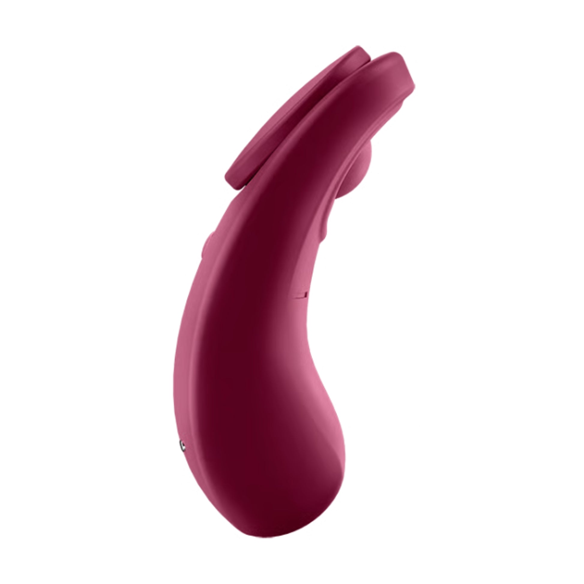 Side profile view of wearable panty vibrator