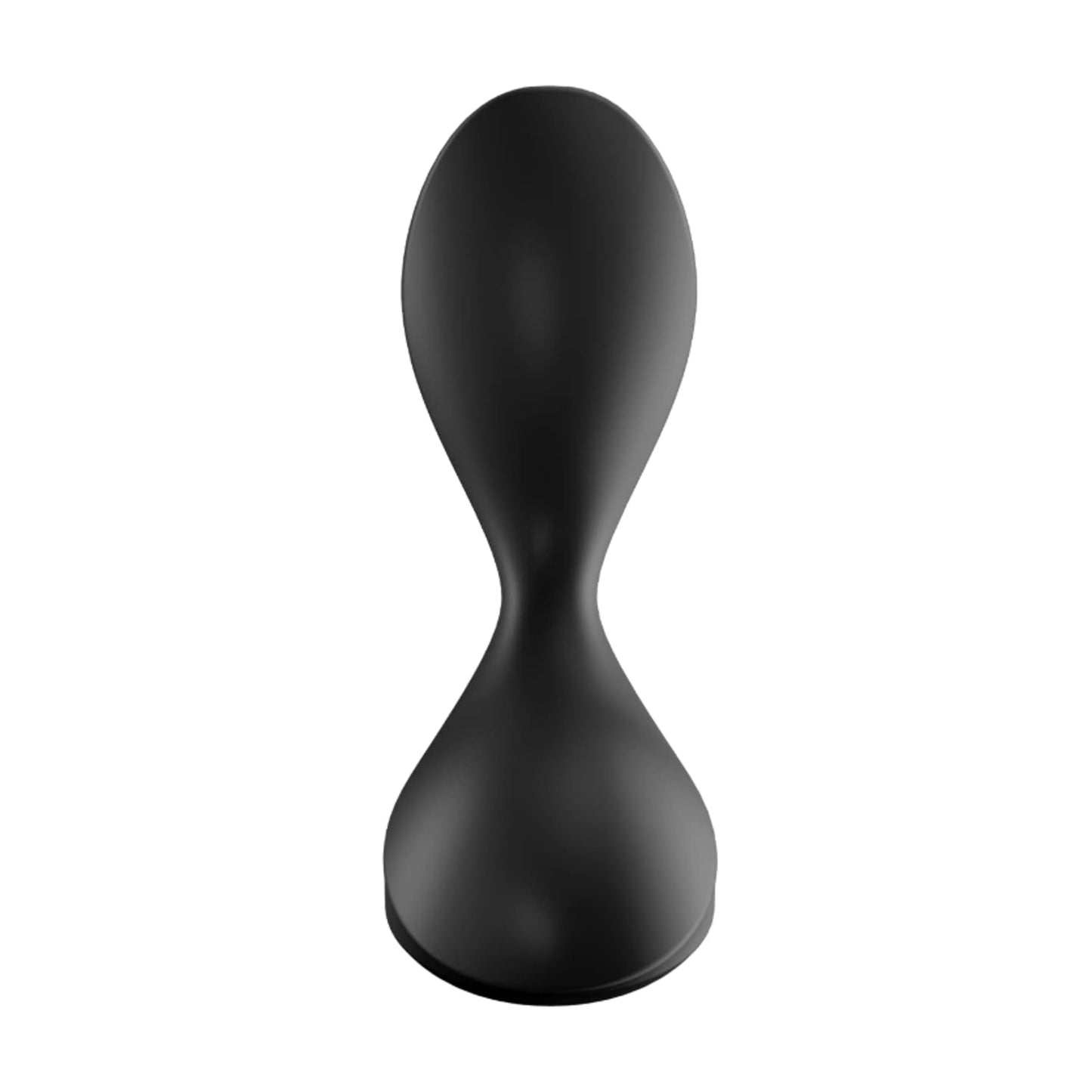 Front view of insertable plug and wide base
