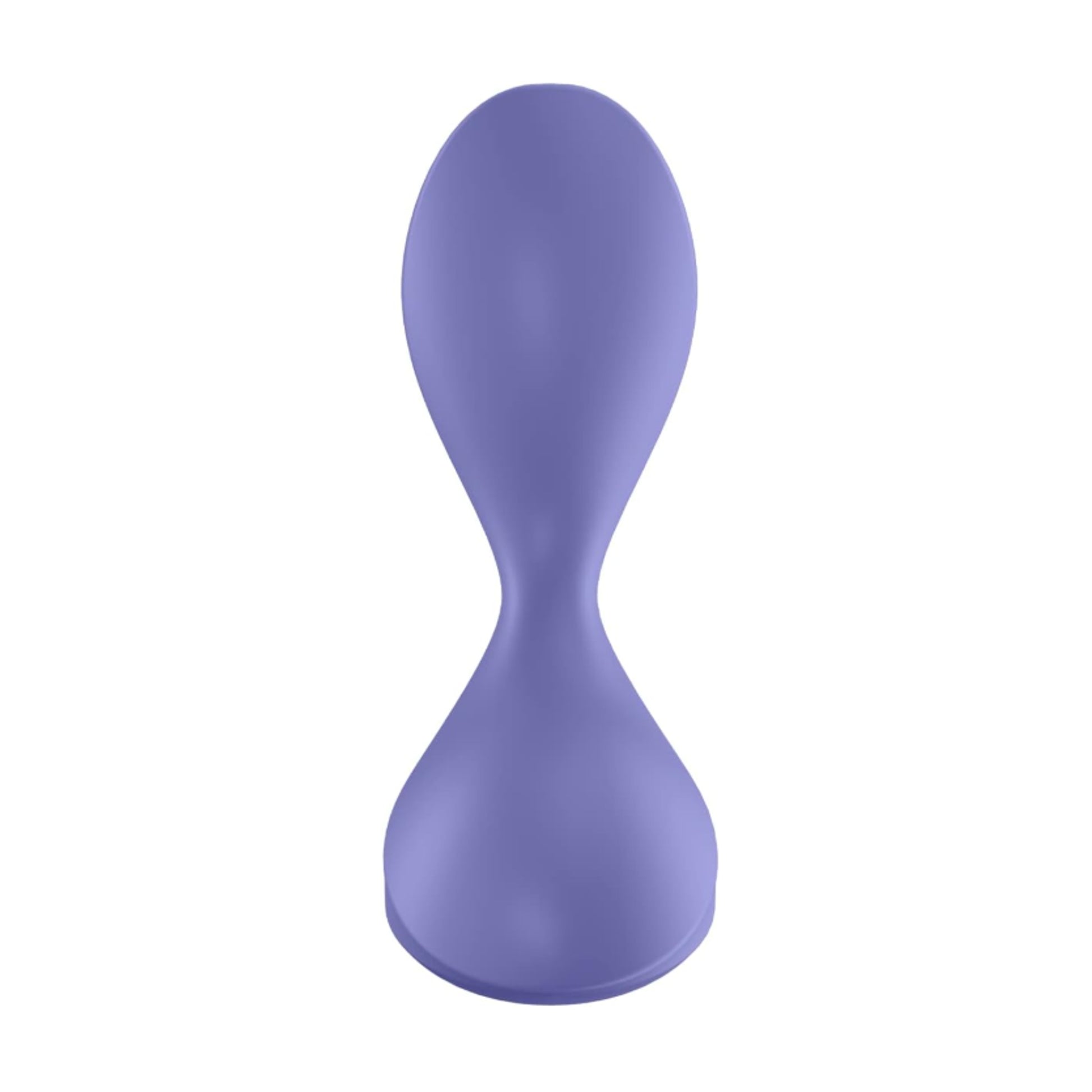 Front view of insertable plug and wide base