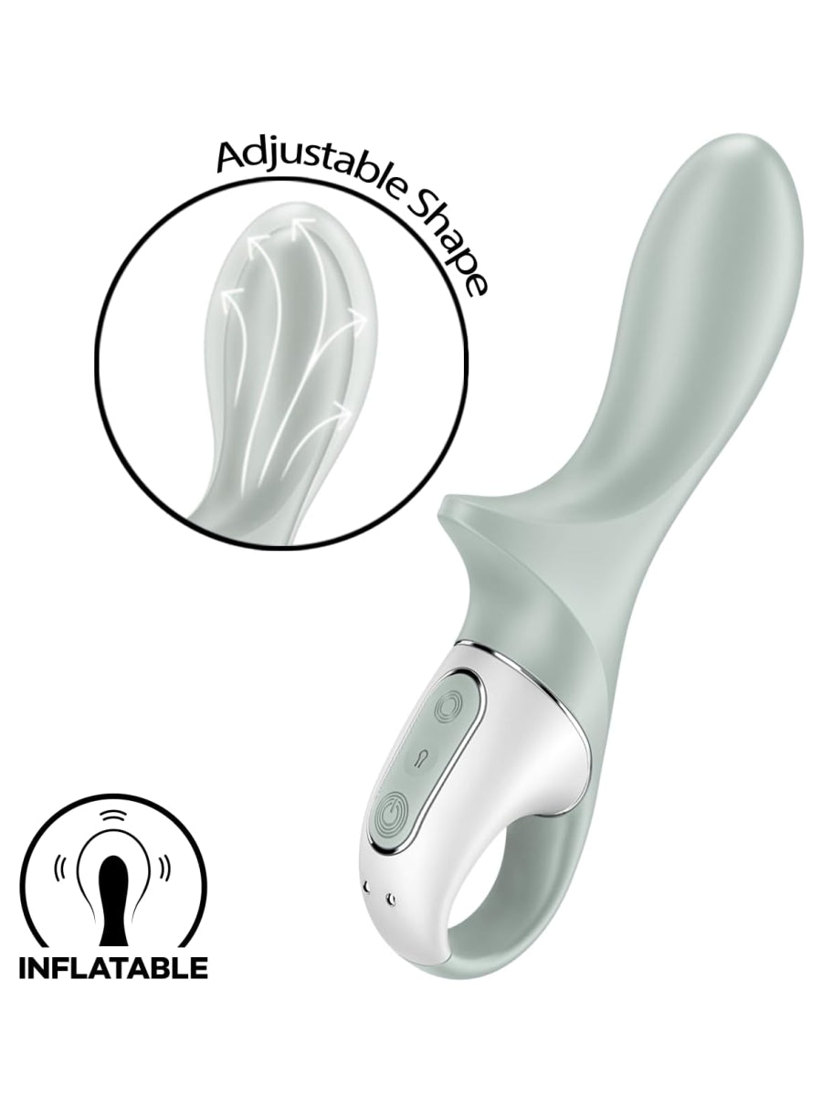 Satisfyer Air Pump Booty 3 Inflatable Anal Vibrator Grey
