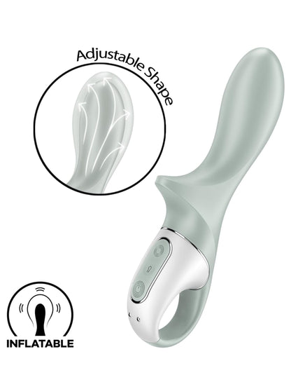 Satisfyer Air Pump Booty 3 Inflatable Anal Vibrator Grey