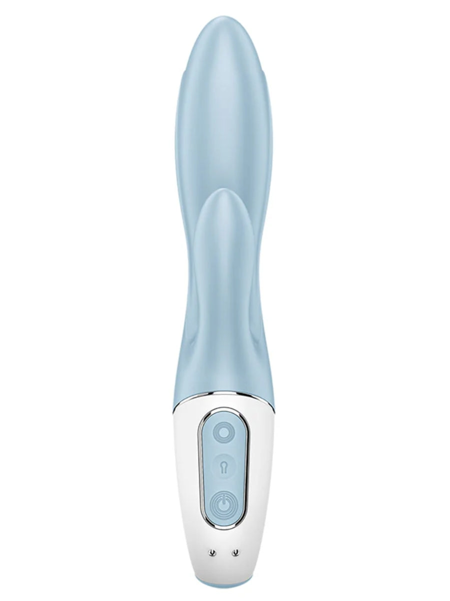 Satisfyer Air Pump Bunny 1 Inflatable Rabbit Vibrator Blue