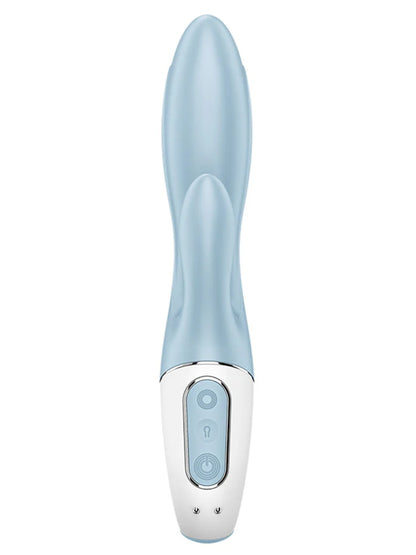Satisfyer Air Pump Bunny 1 Inflatable Rabbit Vibrator Blue
