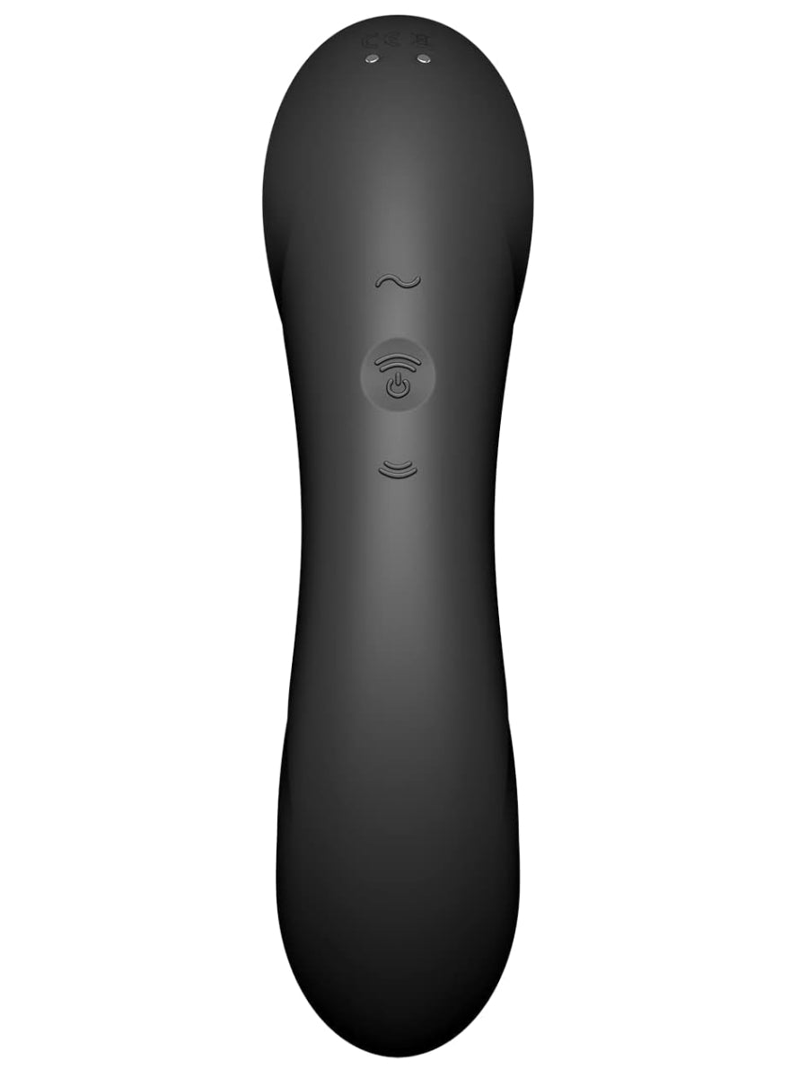 Satisfyer Curvy Trinity 4 Air Pulse Vibrator Black