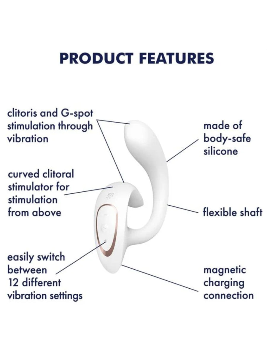 Satisfyer G For Goddess 1 Rabbit Vibrator White