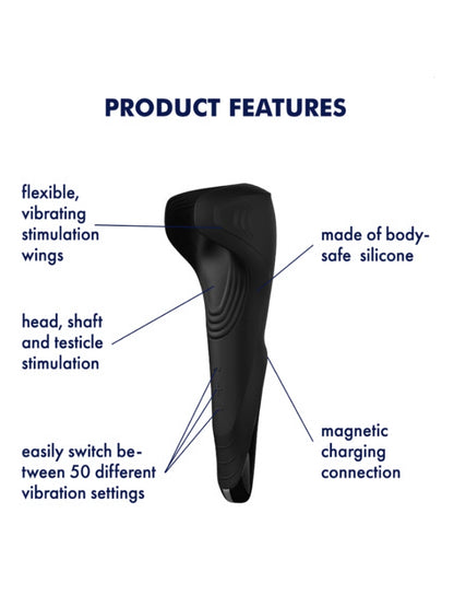 Satisfyer Men Vibrating Wand Masturbator
