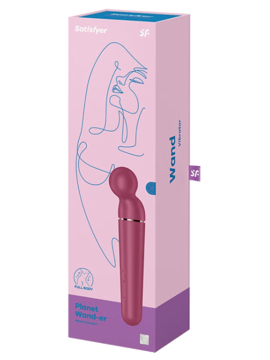 Satisfyer Planet Wand-er Vibrator Berry
