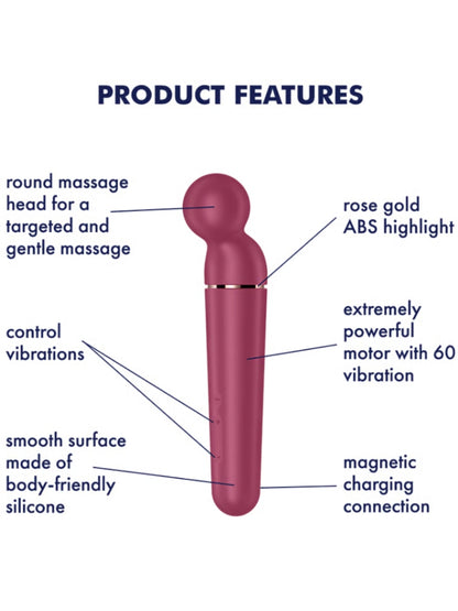 Satisfyer Planet Wand-er Vibrator Berry