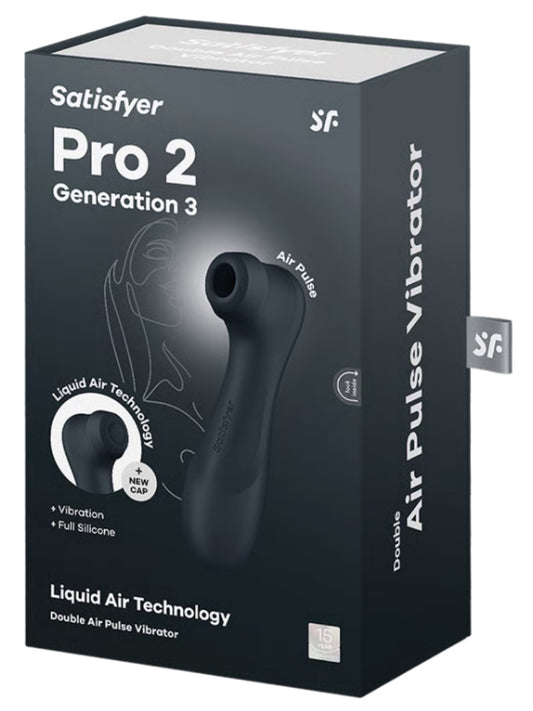 Satisfyer Pro 2 Gen 3 Air Pulse Vibrator Black