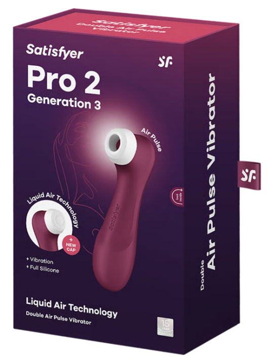 Satisfyer Pro 2 Gen 3 Air Pulse Vibrator Red
