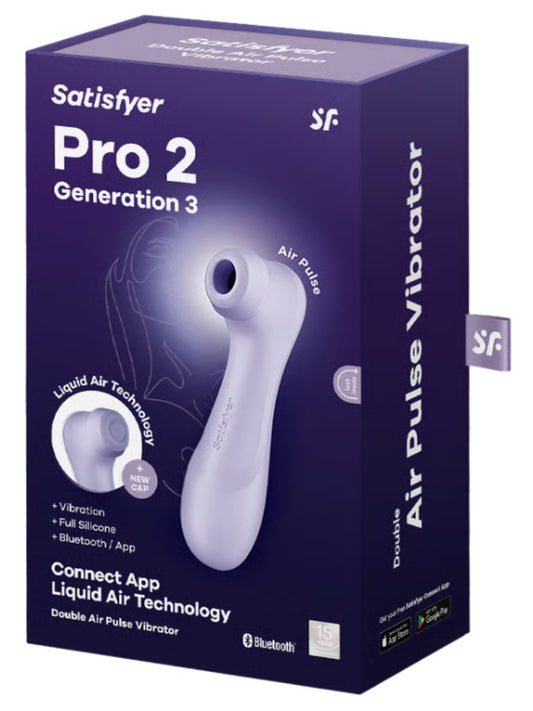 Satisfyer Pro 2 Gen 3 Connect Air Pulse Vibrator Purple