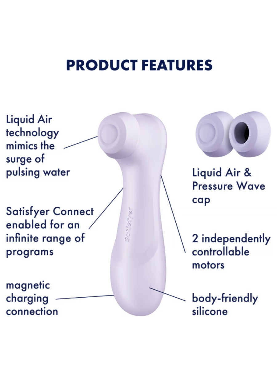 Satisfyer Pro 2 Gen 3 Connect Air Pulse Vibrator Purple