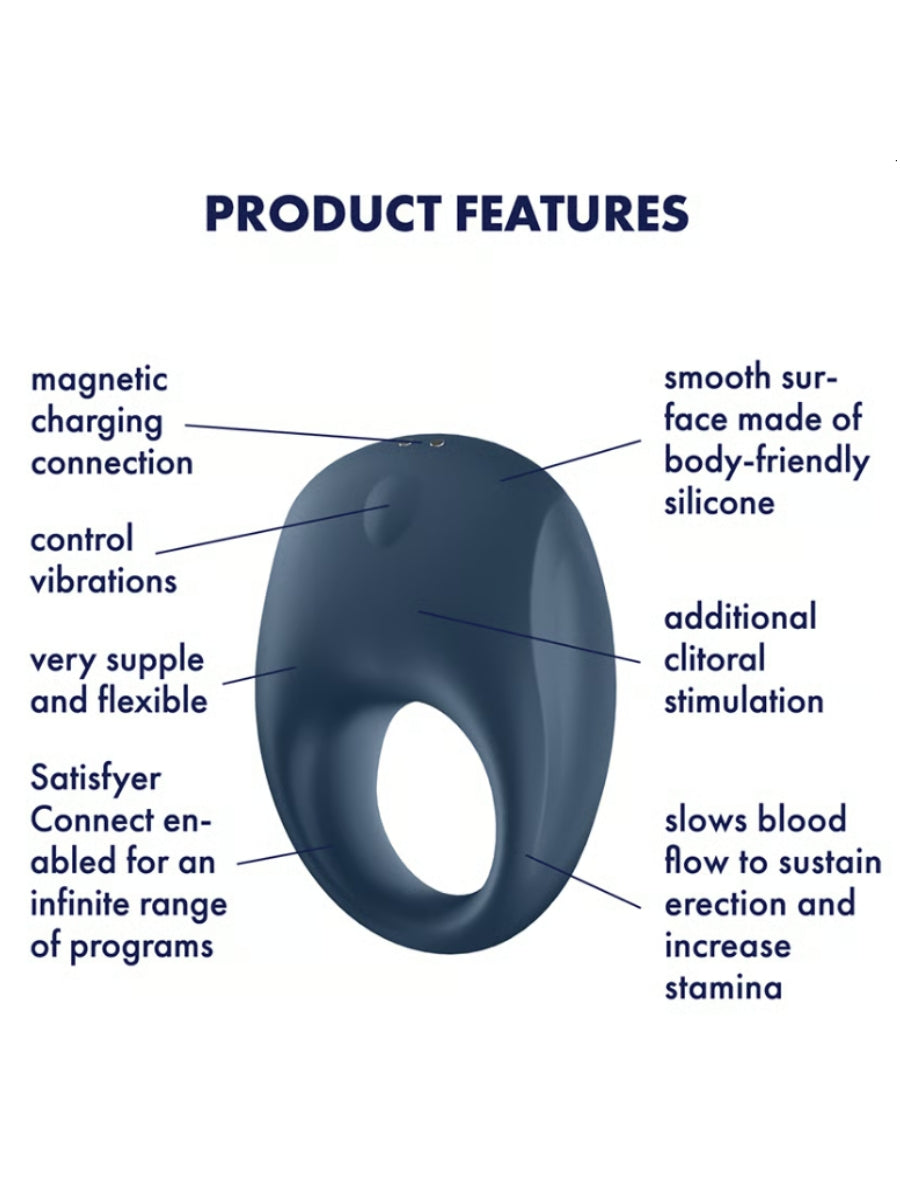 Satisfyer Strong One Connect Vibrating Cock Ring