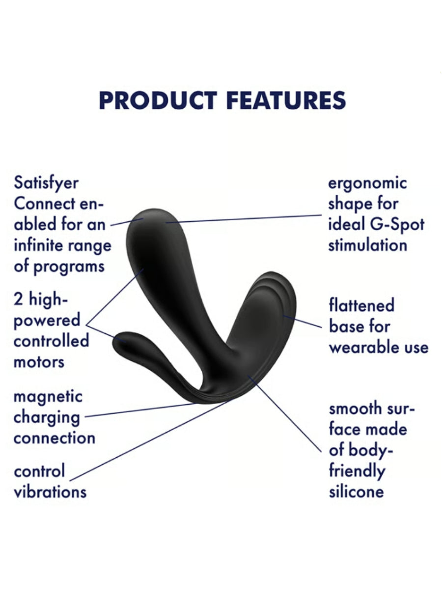 Satisfyer Top Secret+ Connect Wearable Vibrator
