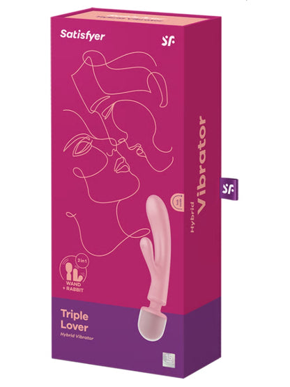 Satisfyer Triple Lover Hybrid Vibrator Pink