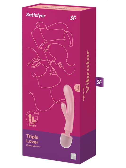 Satisfyer Triple Lover Hybrid Vibrator Pink