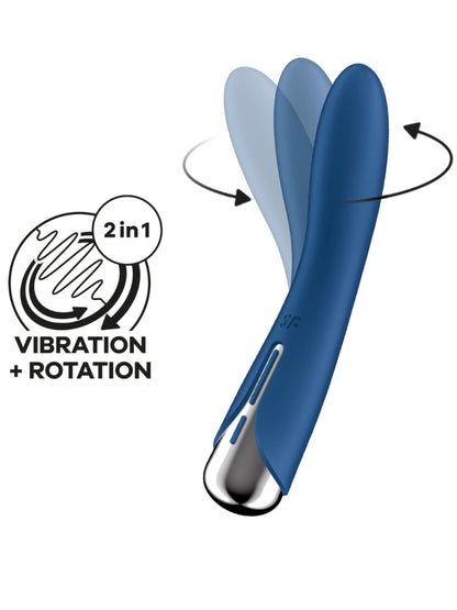 Satisfyer Spinning 1 Rotating G-Spot Vibrator Blue