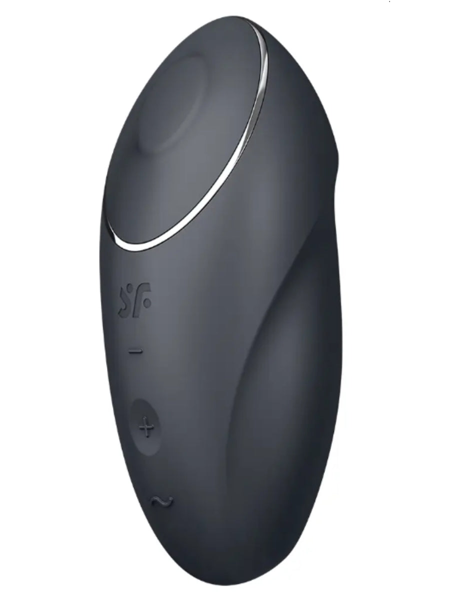 Satisfyer Tap & Climax 1 Lay On Vibrator Grey