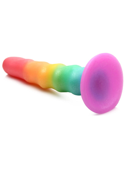 Simply Sweet 6.5" Zigzag Rainbow Dildo