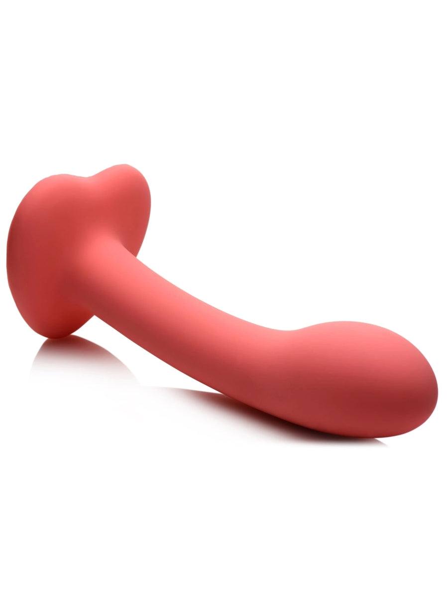 Simply Sweet 7" G -Spot Silicone Dildo Pink