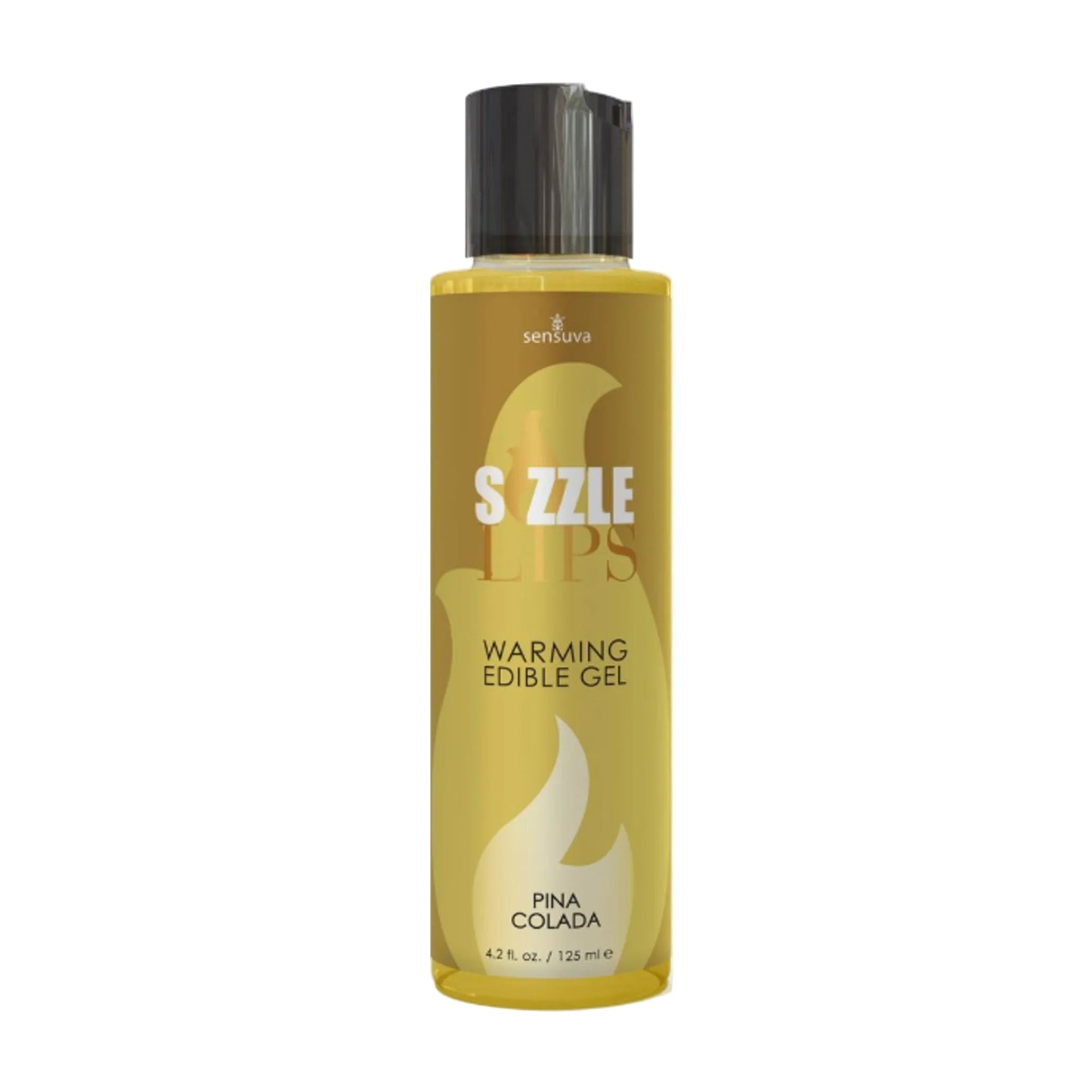 Sensuva Sizzle Lips Piña Colada Warming Gel 125ml retail packaging