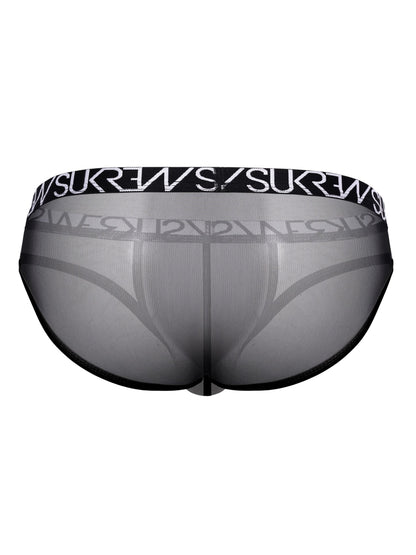 Sukrew Sheer Low Rise Brief Black Medium