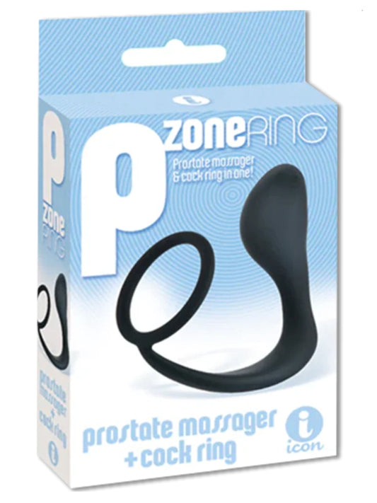 The 9's P-Zone Prostate Massager + Cock Ring