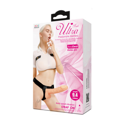Ultra Passionate Harness 9.4 Inch Strap-On Kit retail packaging