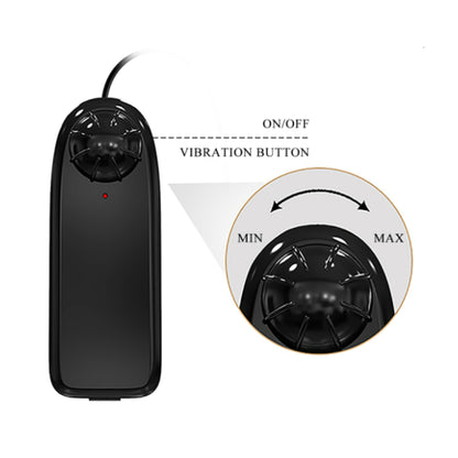 Close-up of wired remote control showing twist dial