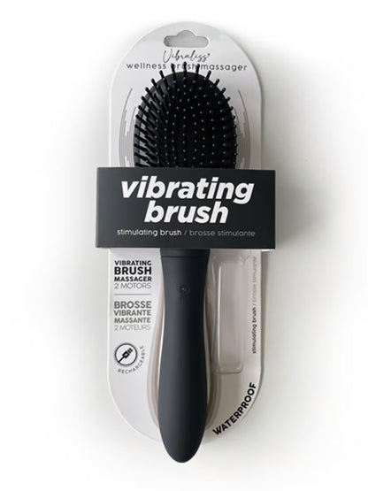 Vibraliss Vibrating Hair Brush Black