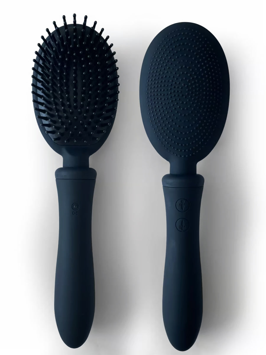Vibraliss Vibrating Hair Brush Black