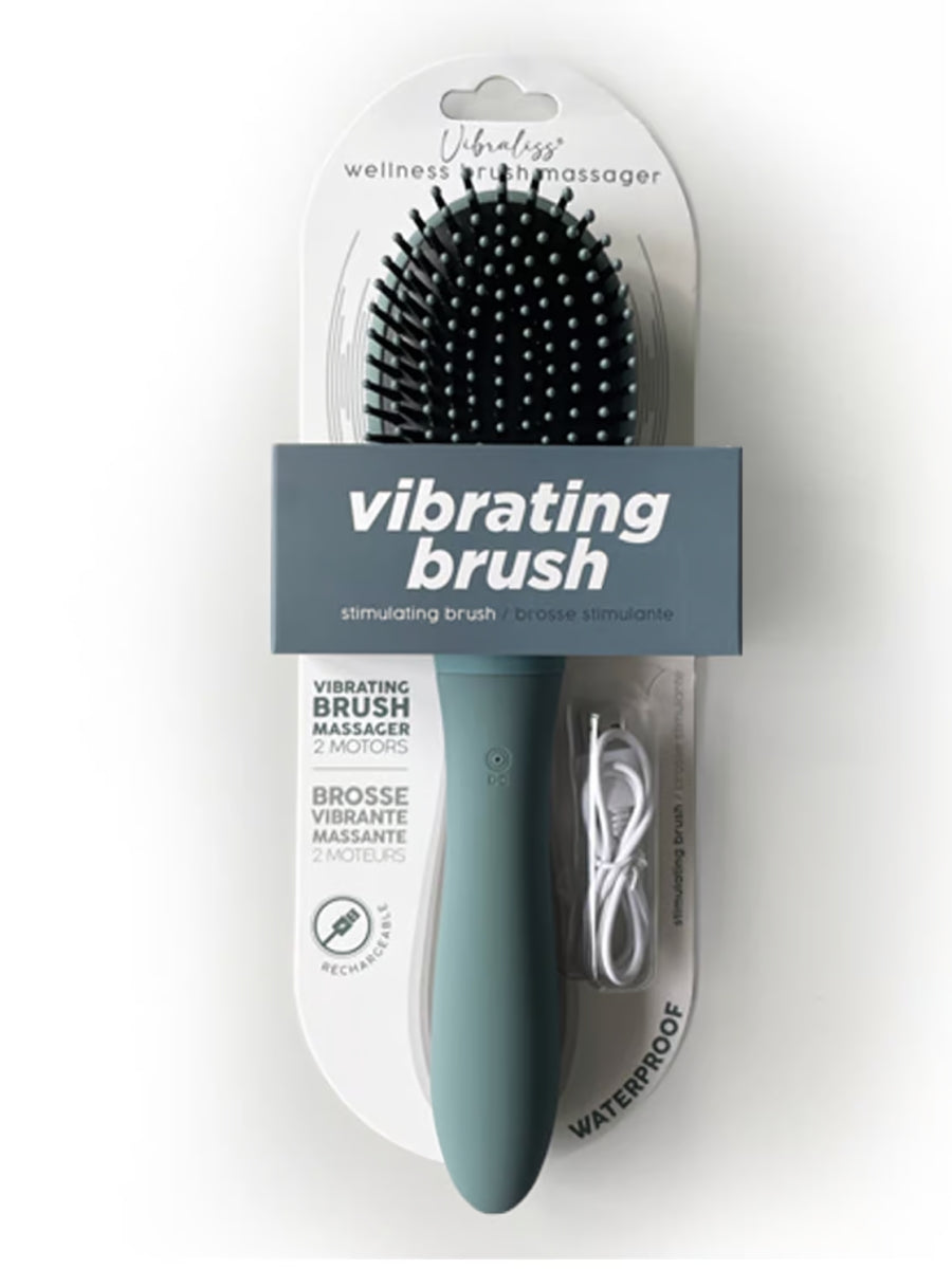 Vibraliss Vibrating Hair Brush Grey Blue