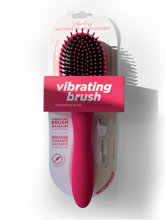 Vibraliss Vibrating Hair Brush Pink