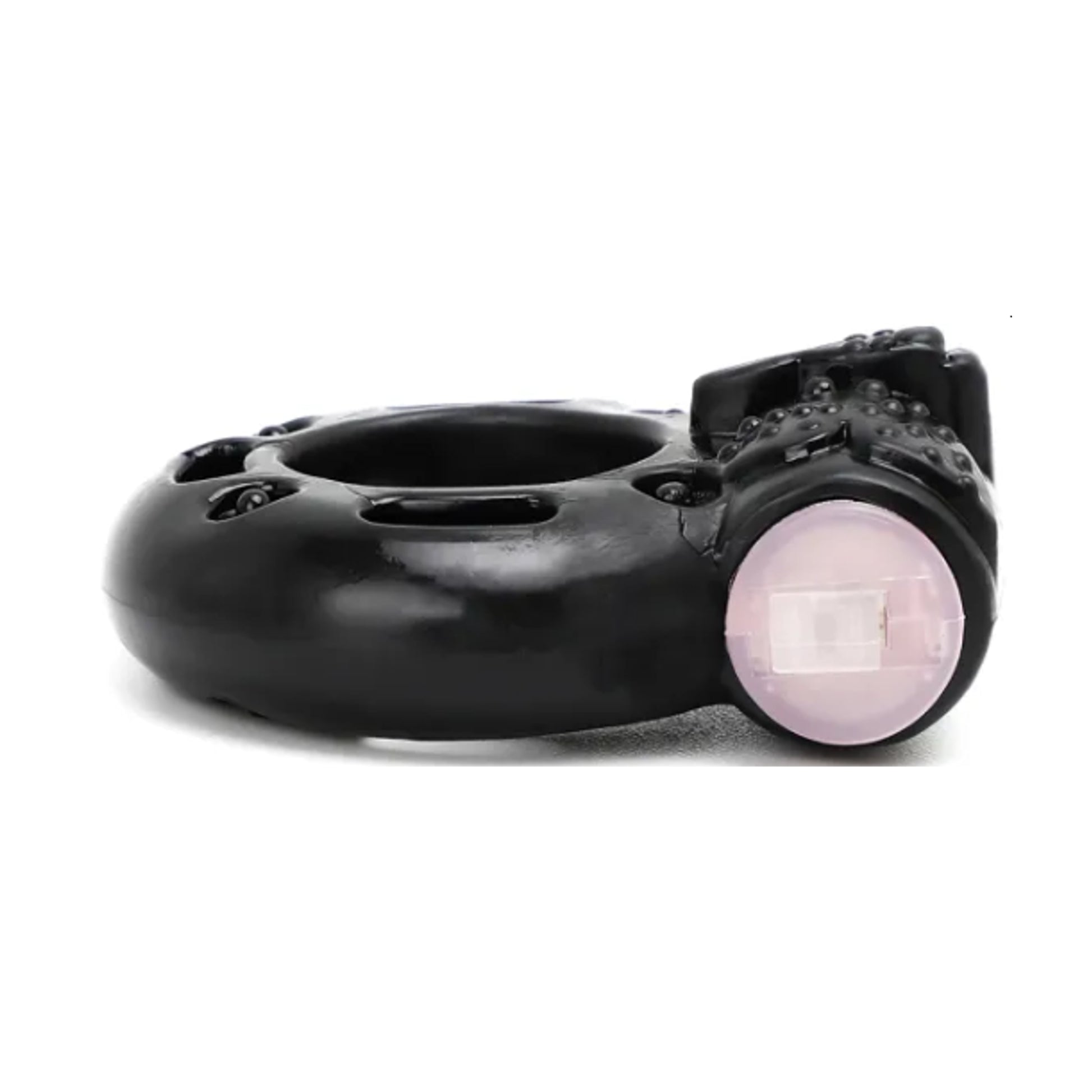 Vibrating Cock Ring Black Side View