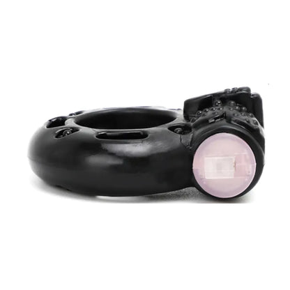 Vibrating Cock Ring Black Side View
