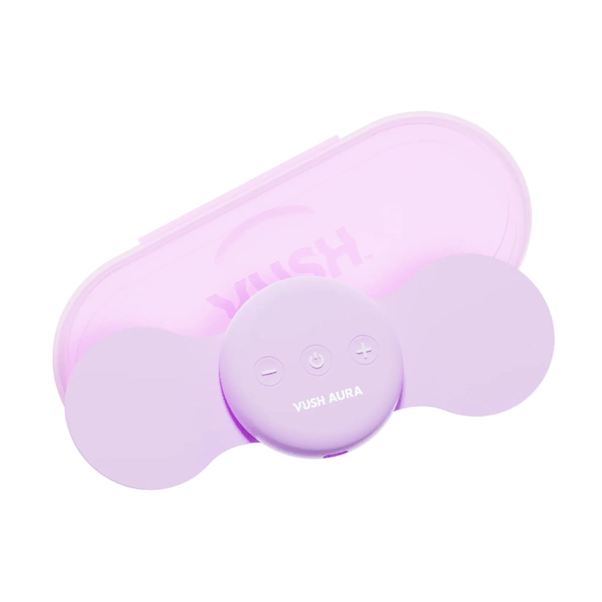 Vush Aura wireless period pain relief device with case