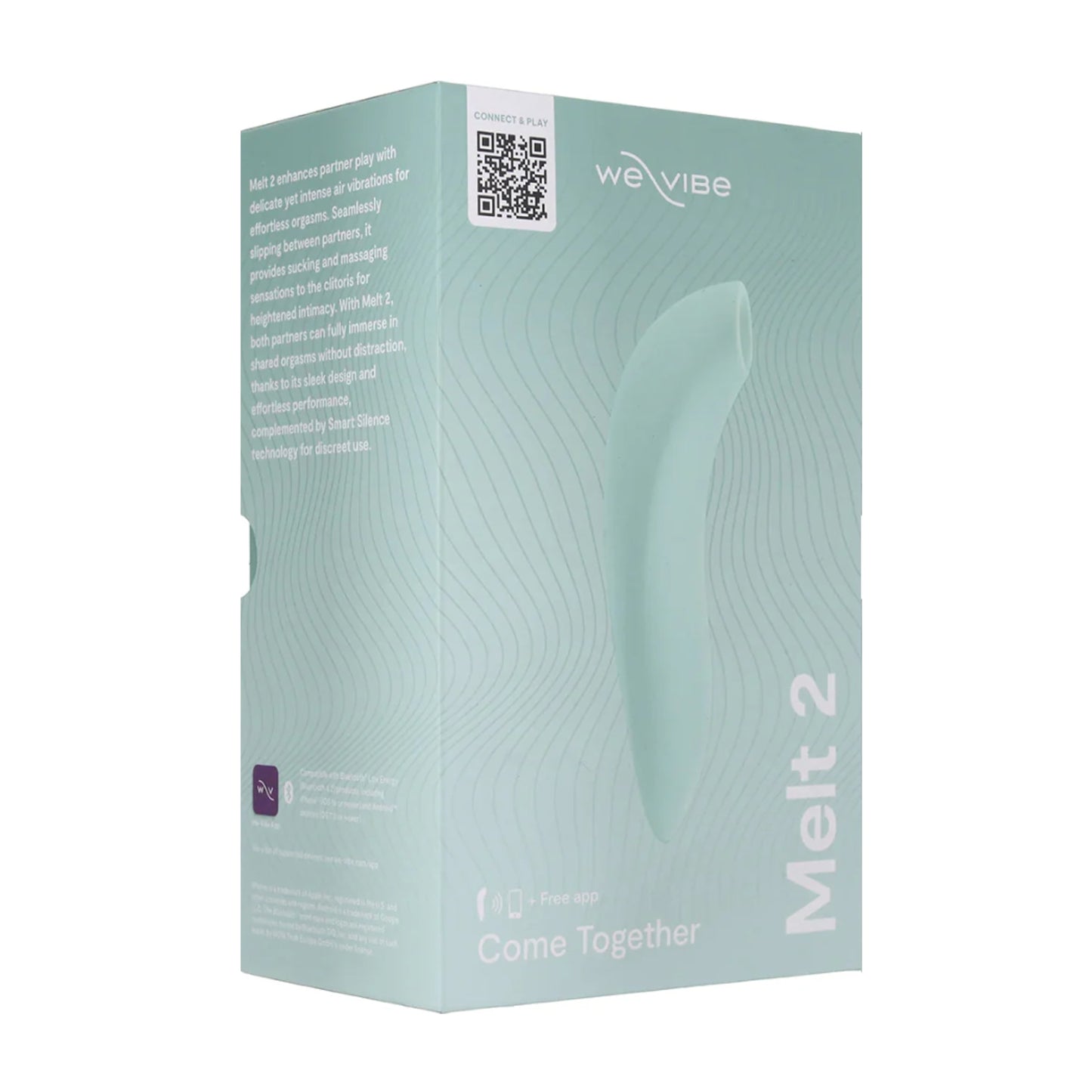 We-Vibe Melt 2 Clitoral Stimulator Sage retail packaging
