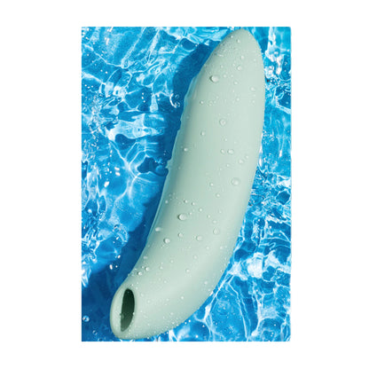 Waterproof stimulator displayed on water surface