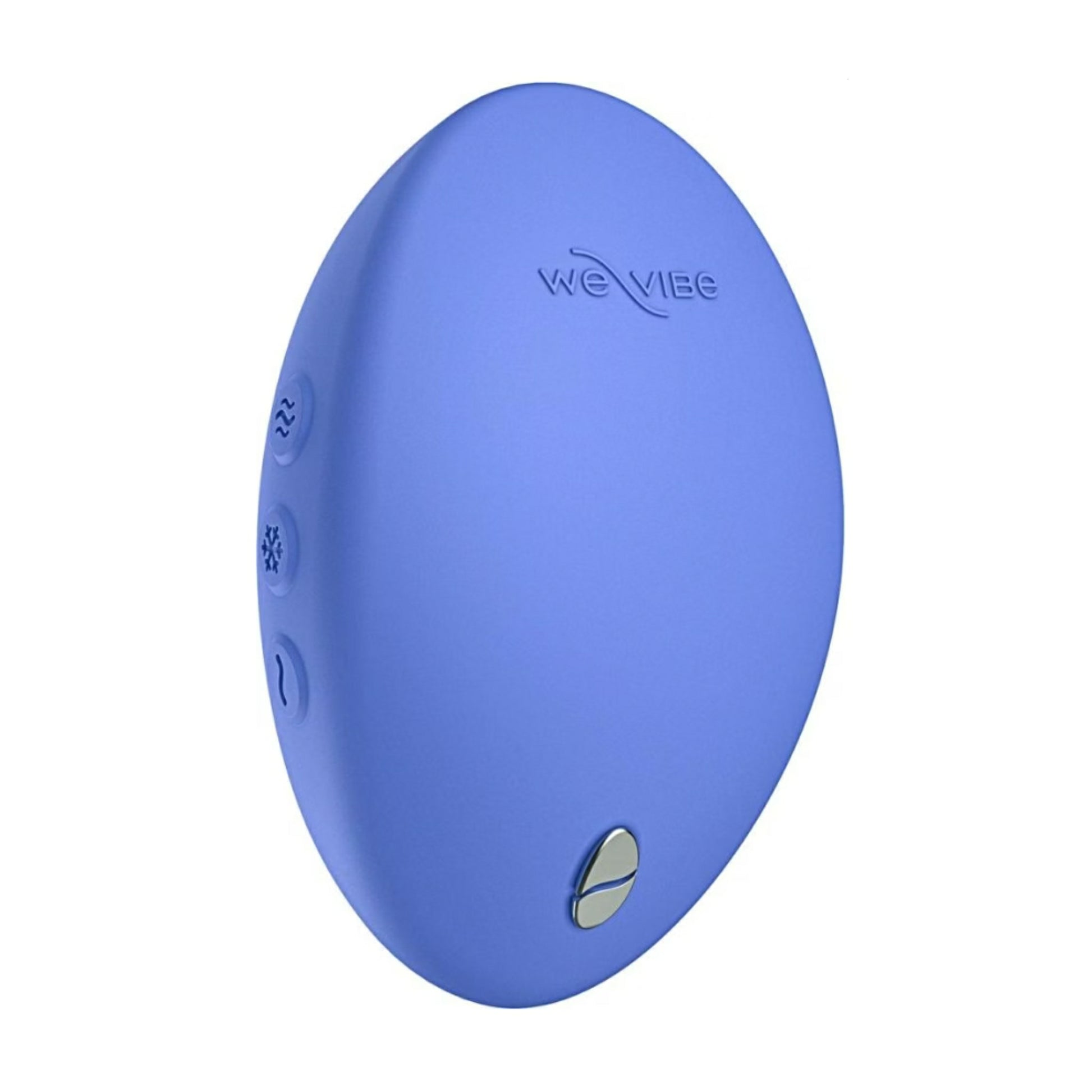 Rear view showing silicone finish and charging contacts 