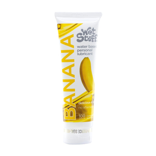 Wet Stuff Banana 100g Water-based Lubricant tube