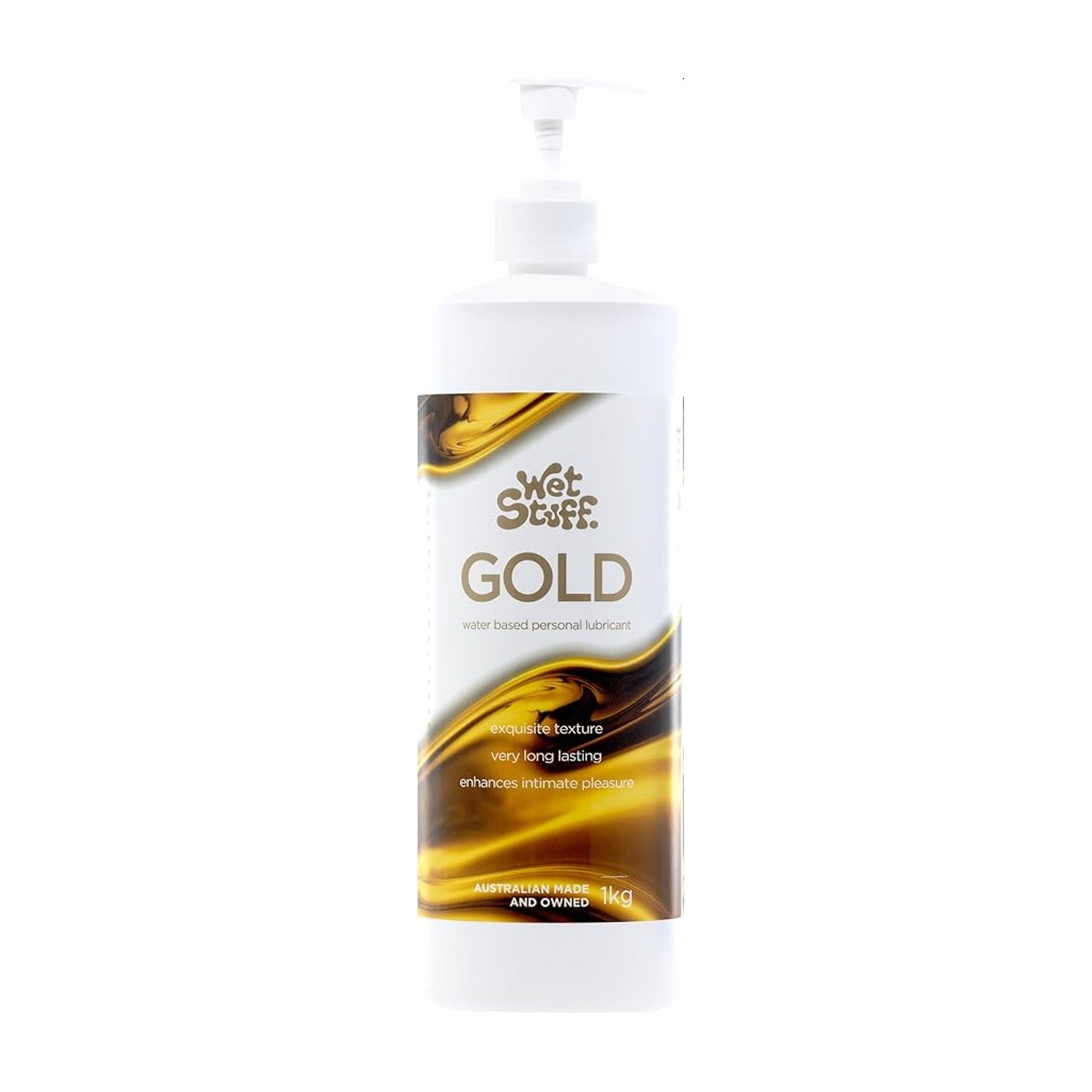 Wet Stuff Gold 1kg Water-based Lubricant pump bottle