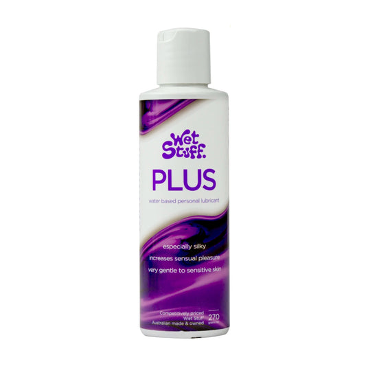 Wet Stuff Plus 270g Water-based Lubricant flip bottle