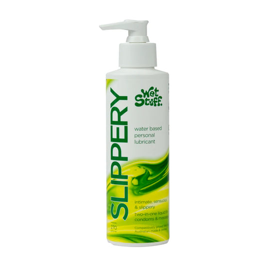 Wet Stuff Slippery 270g Water-based Lubricant flip