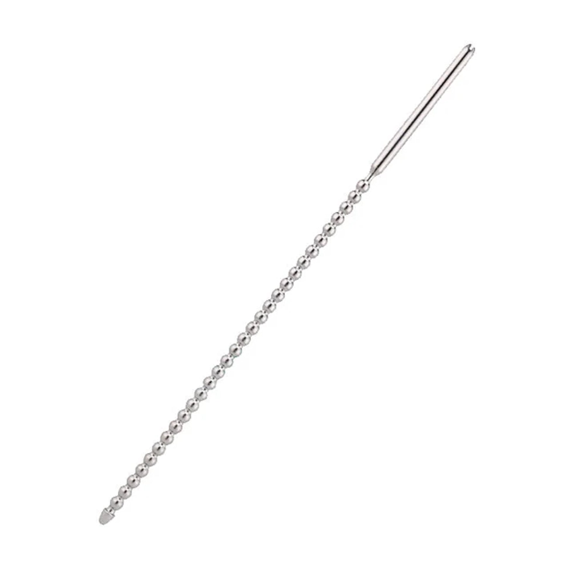 Angled view highlighting the evenly spaced 6mm beaded shaft
