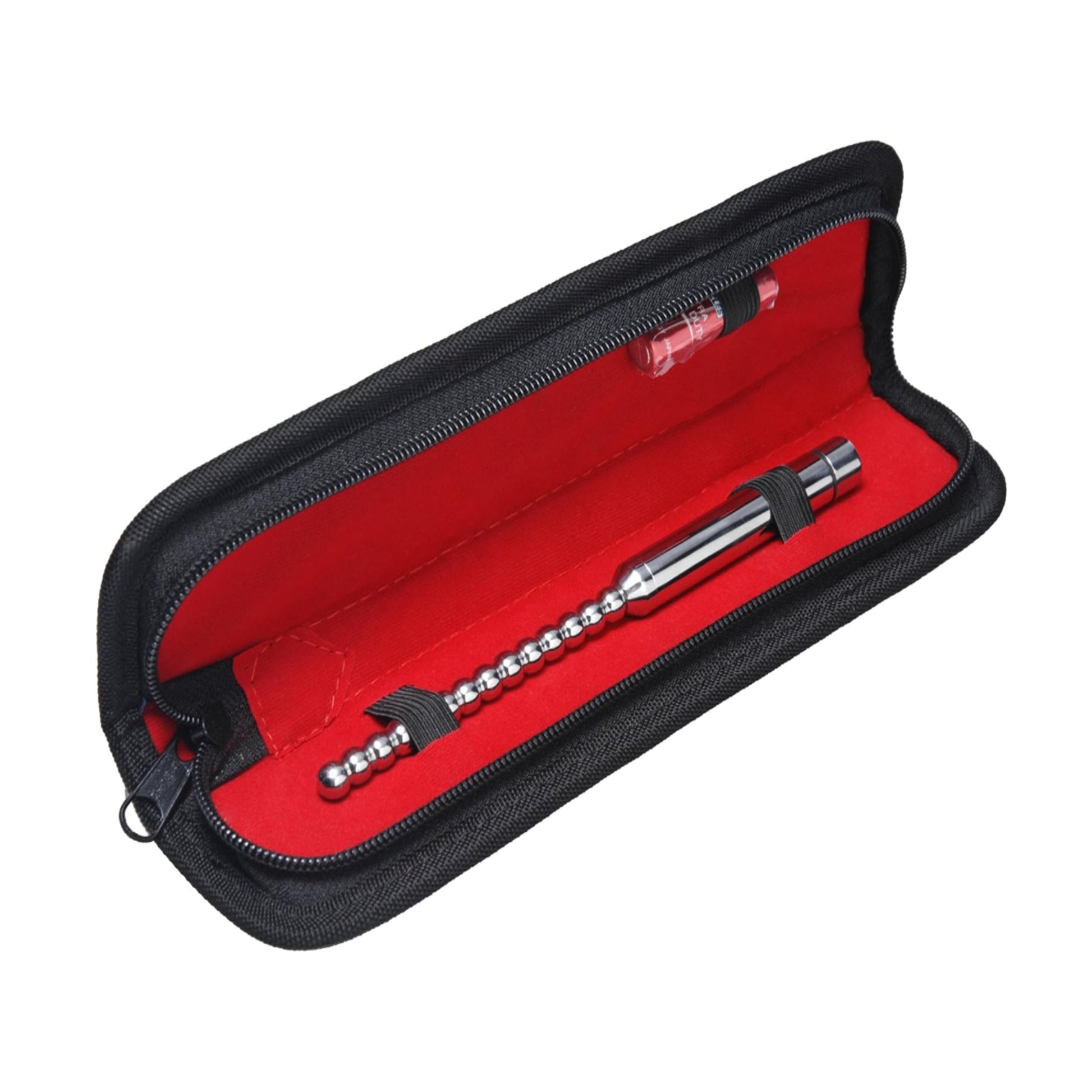 Xcite Beaded Vibrating Urethral Sound with storage case