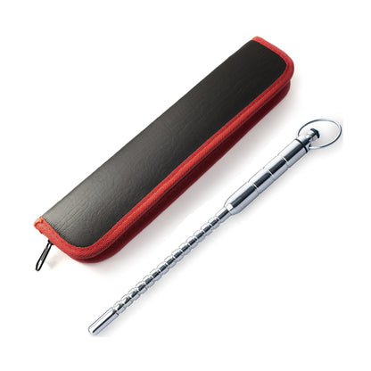 Xcite Grooved Vibrating Urethral Sound with storage case