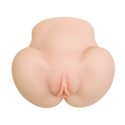 Front view showing realistic vaginal entrance and hip design