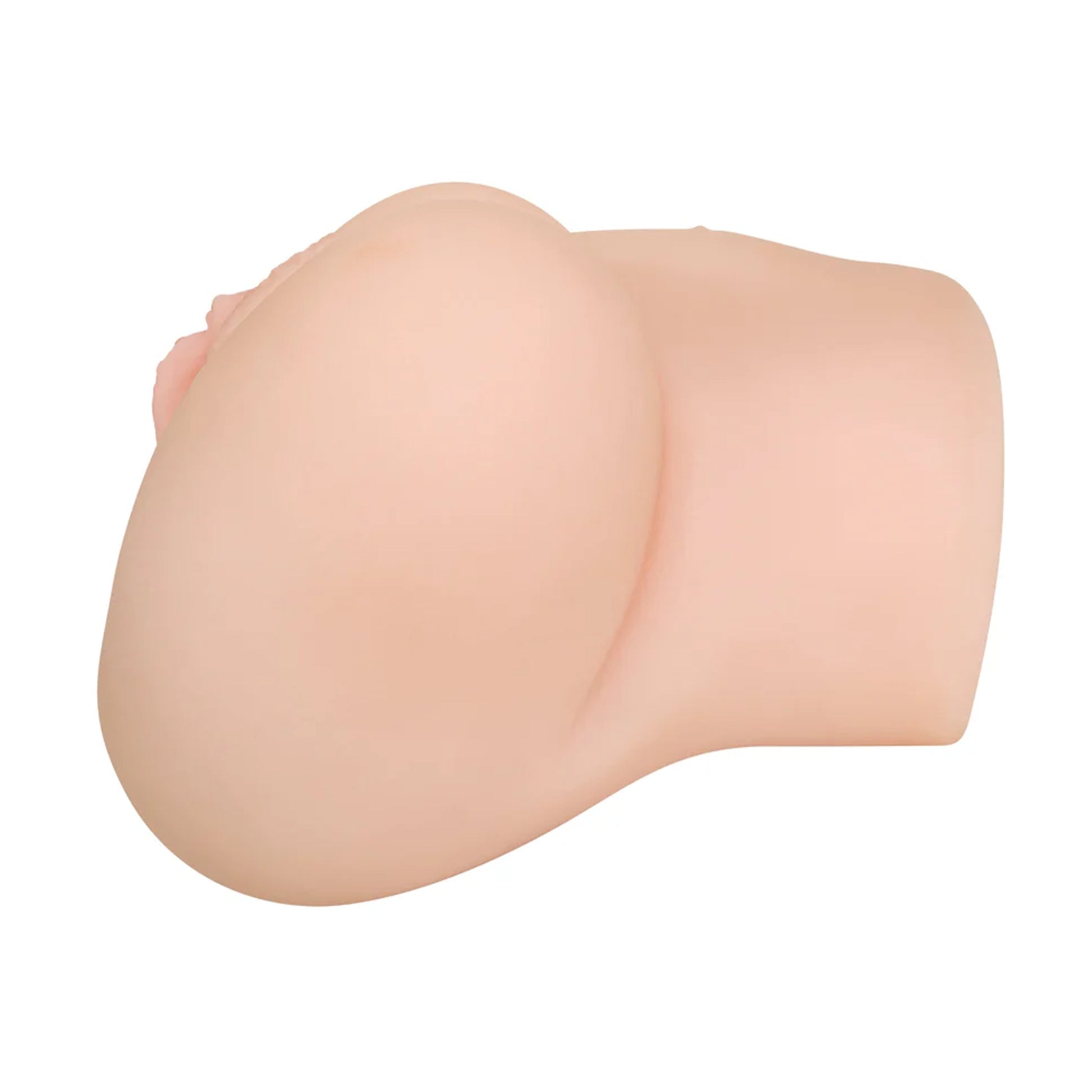 Side profile showing curved hip and body contours