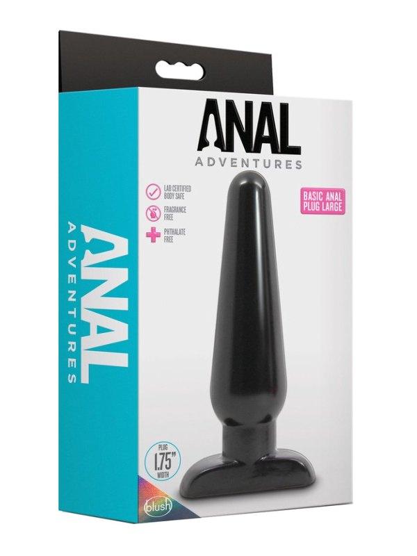 Anal Adventures Basic Large Plug - Passionzone Adult Store